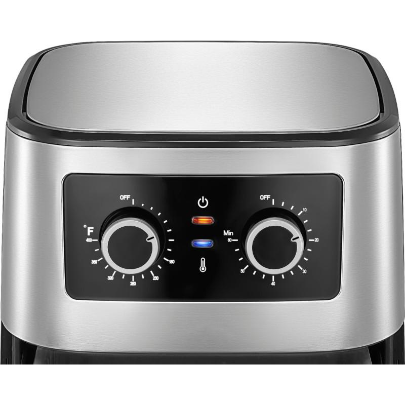 5-qt. Analog Air Fryer - Stainless Steel