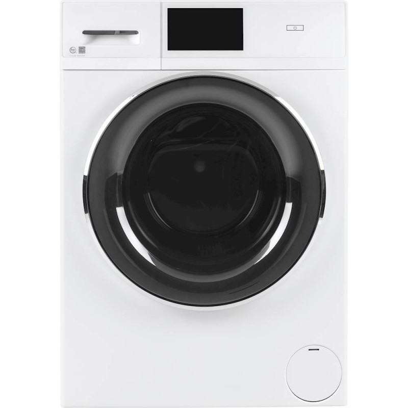 2.4 Cu. Ft. 16-Cycle High-Efficiency Front-Loading Washer with Steam - White