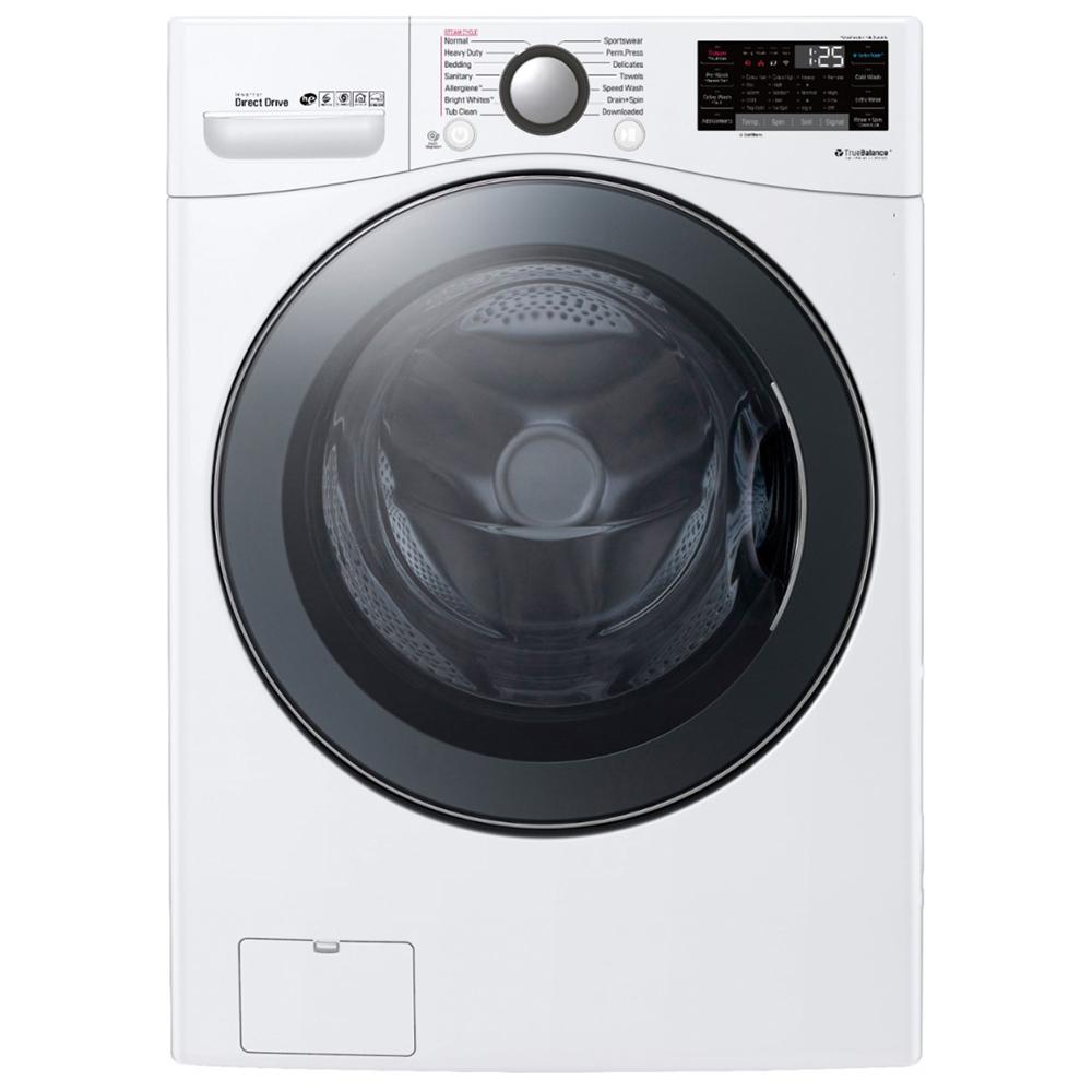 4.5 Cu. Ft. 14-Cycle Front-Loading Washer with Steam - White