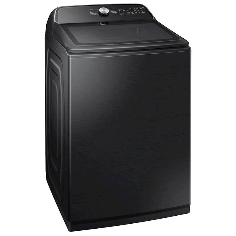 5.4 Cu. Ft. 10-Cycle Top-Loading Washer - Black stainless steel