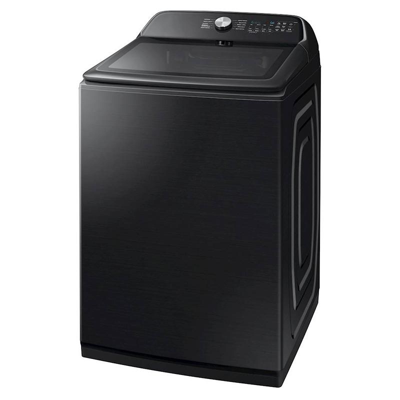 5.4 Cu. Ft. 10-Cycle Top-Loading Washer - Black stainless steel