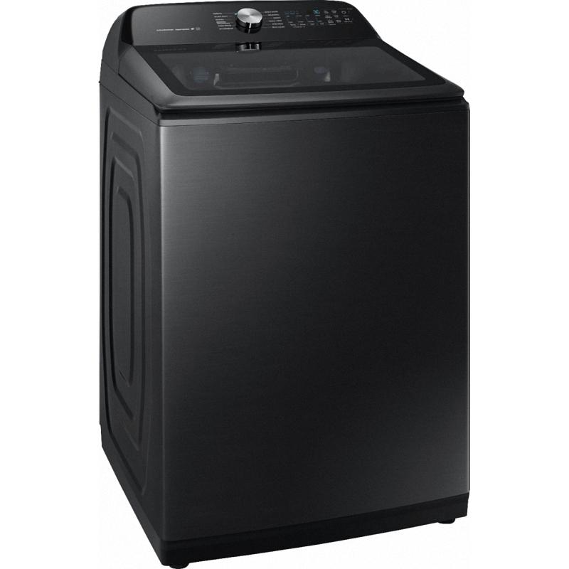 5.0 Cu. Ft. 12-Cycle Top-Loading Washer - Fingerprint-Resistant Black Stainless Steel