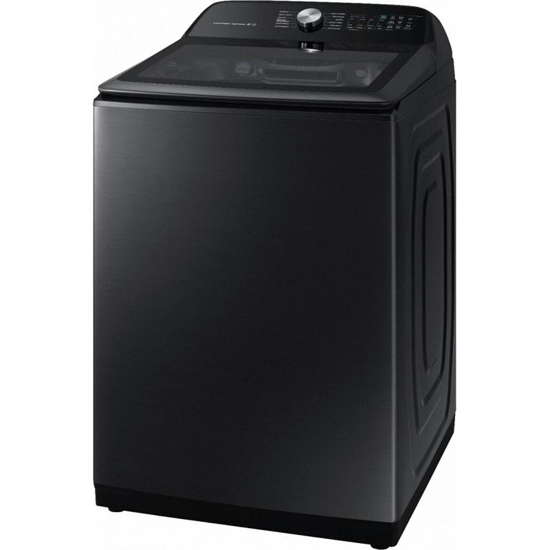 5.0 Cu. Ft. 12-Cycle Top-Loading Washer - Fingerprint-Resistant Black Stainless Steel