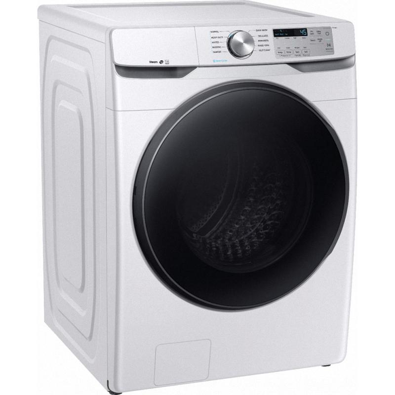 4.5 Cu. Ft. 10-Cycle High-Efficiency Front-Loading Washer with Steam - White
