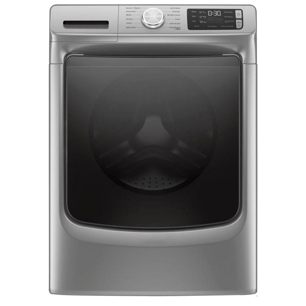 4.8 Cu. Ft. 12-Cycle High-Efficiency Front-Loading Washer with Steam - Metallic Slate