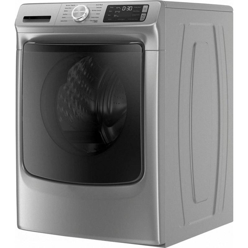 4.8 Cu. Ft. 12-Cycle High-Efficiency Front-Loading Washer with Steam - Metallic Slate