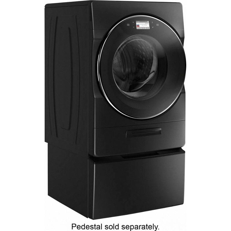 5.0 Cu. Ft. 37-Cycle High-Efficiency Front-Loading Washer with Steam - Black Shadow