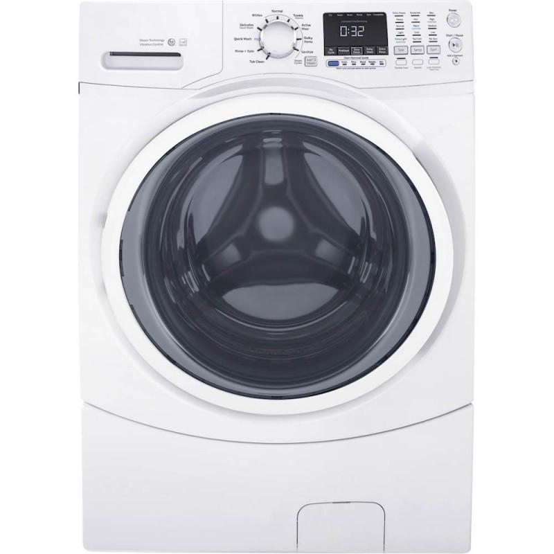 4.5 Cu. Ft. 10-Cycle Front-Loading Washer with Steam - White