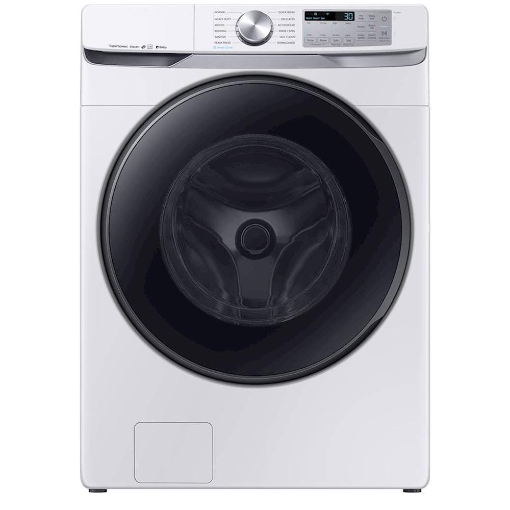 5.0 Cu. Ft. 12-Cycle Front-Loading Smart Wi-Fi Washer with Steam - White