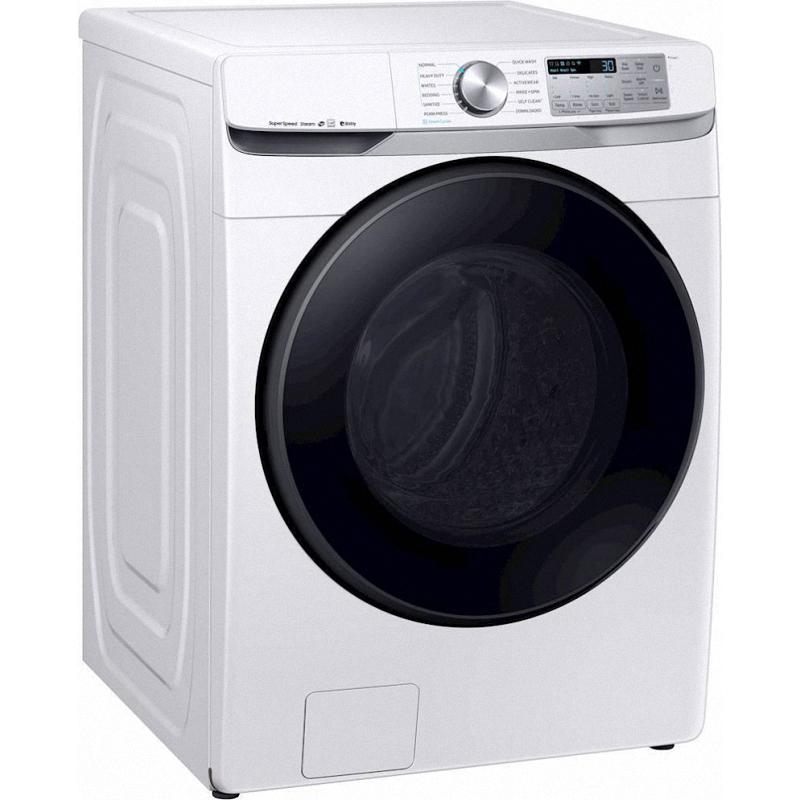 5.0 Cu. Ft. 12-Cycle Front-Loading Smart Wi-Fi Washer with Steam - White