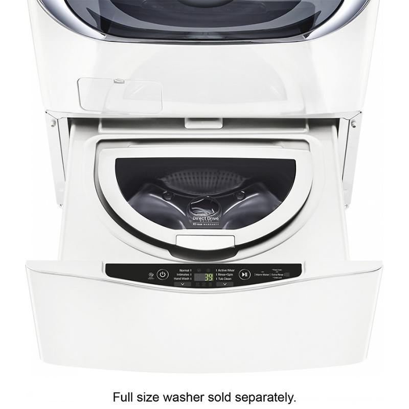 29" SideKick 1.0 Cu. Ft. 6-Cycle High-Efficiency Pedestal Washer - White