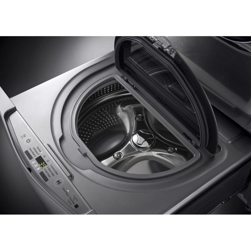 27" SideKick 1.0 Cu. Ft. 6-Cycle High-Efficiency Pedestal Washer - Graphite Steel