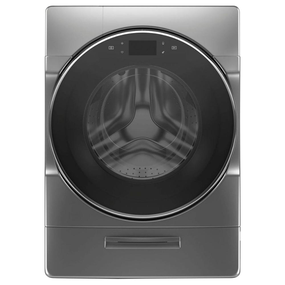 5.0 Cu. Ft. 37-Cycle High-Efficiency Front-Loading Washer with Steam - Chrome Shadow