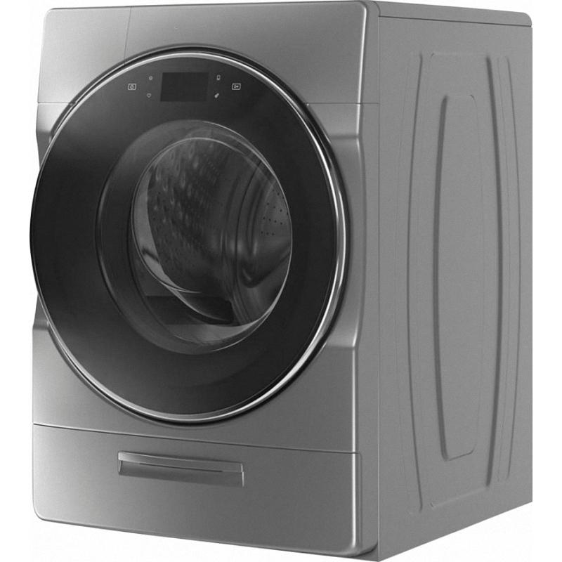 5.0 Cu. Ft. 37-Cycle High-Efficiency Front-Loading Washer with Steam - Chrome Shadow