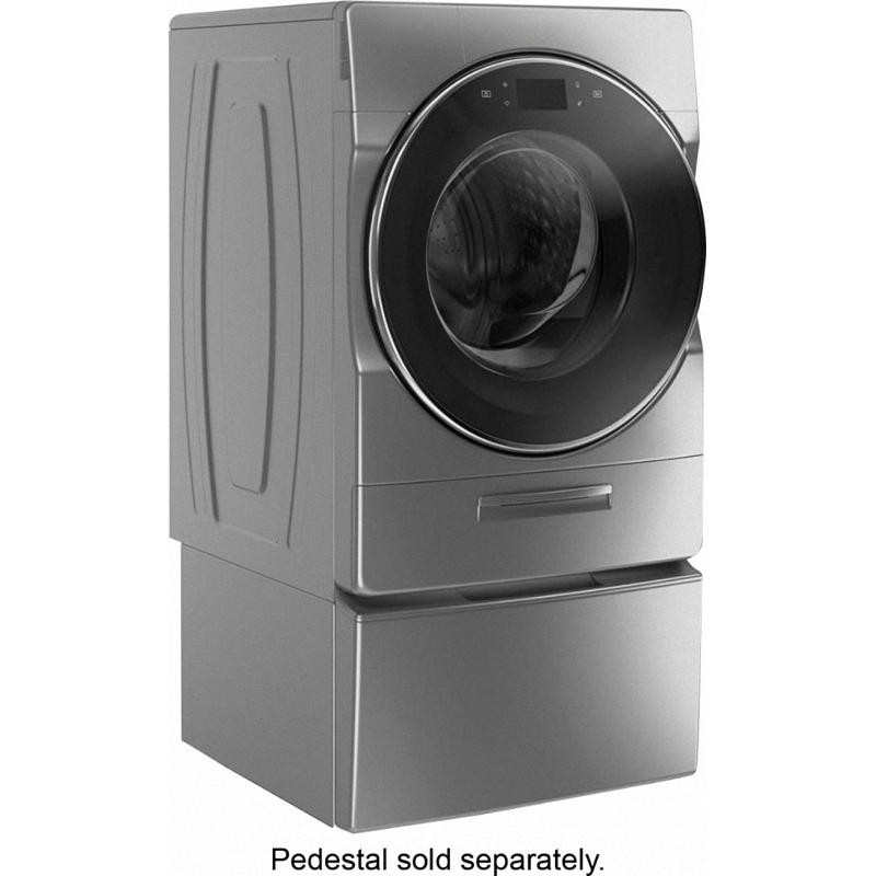 5.0 Cu. Ft. 37-Cycle High-Efficiency Front-Loading Washer with Steam - Chrome Shadow