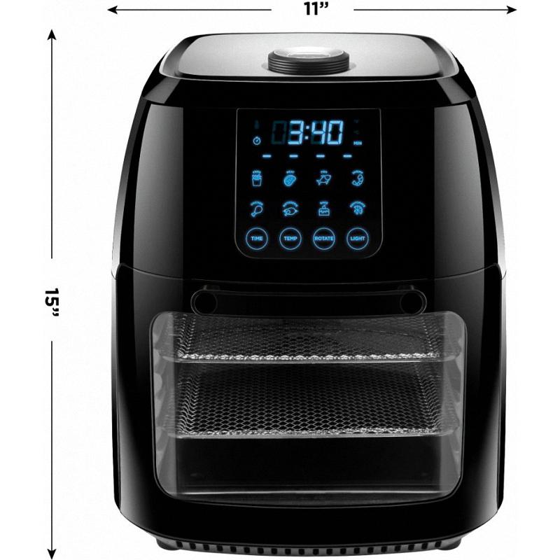 6L Digital Multi-Function Air Fryer - Black