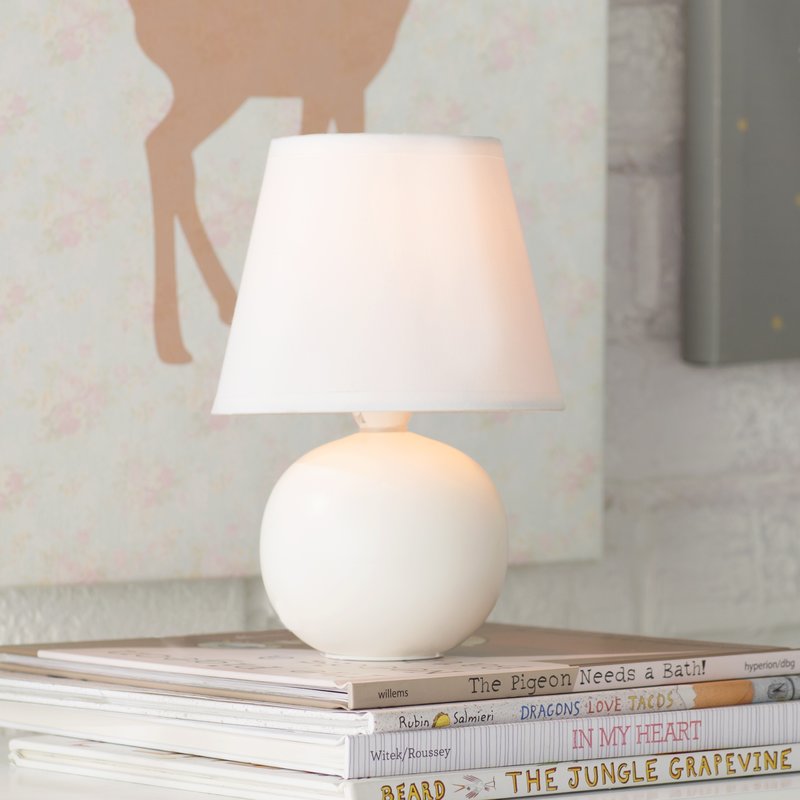 Louis Ceramic Globe Mini 9" Table Lamp